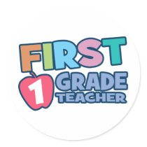 First Grade Teacher stickers