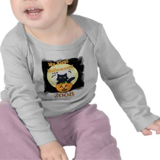 First Halloween Cat Baby's T-Shirt shirt