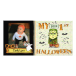 First Halloween Custom Photo Card