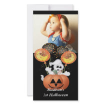 First Halloween Photo Card photo cards by celebrateitinvites First Halloween Photo Card photo cards