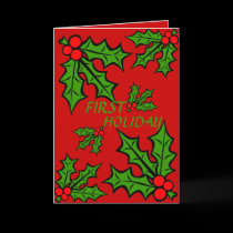 FIRST HOLIDAY! Greeting Card