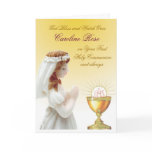 First Holy Communion Greeting Card