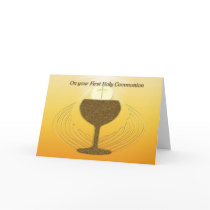 First Holy Communion Greeting Card