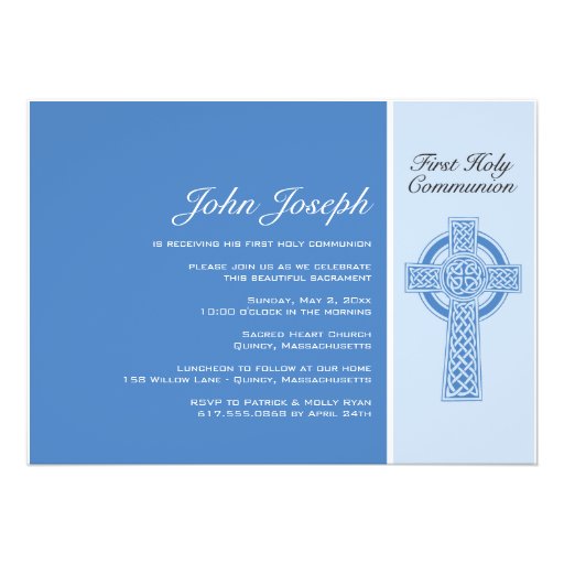 First Holy Communion Invitation