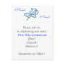 First Holy Communion Invitation-Blue Rosary Postcards