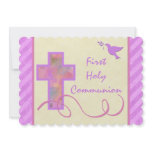 First Holy Communion Invitation for a Girl
