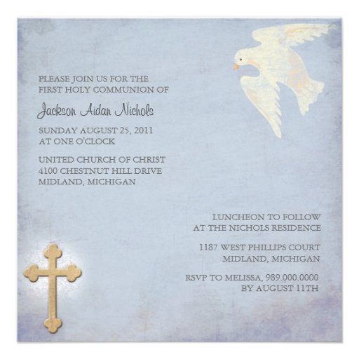 First Holy Communion Invitations