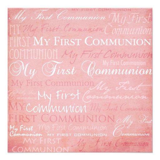 First Holy Communion Invitations