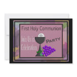 First Holy Communion Invitations Chalice Host