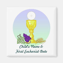 First Holy Communion Magnet Template magnets