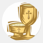 First Holy Communion Round Stickers