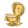 First Holy Communion Round Stickers