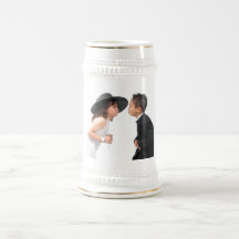 First Kiss Beer Stein Mugs