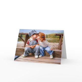 First Kiss card