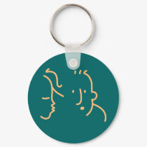First Kiss? keychains