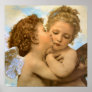 First Kiss, L'Amour et Psyché, Enfants, Bouguereau Poster
