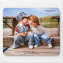 First Kiss Mousepad mousepad