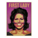 First Lady Michelle Obama - Customized posters