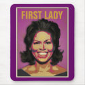 First Lady Michelle Obama mousepads