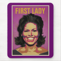 First Lady Michelle Obama mousepads