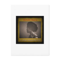 FIRST LADY MICHELLE OBAMA postcards by OWL1998 FIRST LADY MICHELLE OBAMA postcards