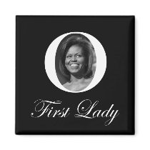 First Lady Obama Magnet by obamastore First Lady Obama Magnet
