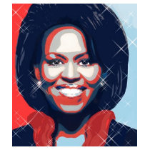 First Lady t-shirts by BrightFuture First Lady t-shirts