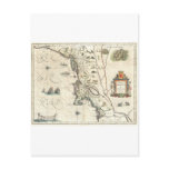 First Map to Show Manhattan Post Cards