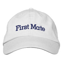 First Mate Hat Embroidered Hats
