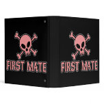 First Mate Pink Skull Binder