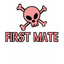 First Mate Pink Skull t-shirts