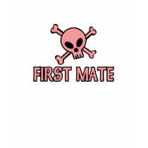 First Mate Pink Skull t-shirts