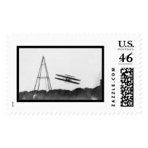 First Military Plane Flight, Orville Wright 1909 postage by lc_vintagephotos First Military Plane Flight, Orville Wright 1909 postage