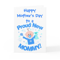 First Mother's Day Greeting Card (baby boy)
