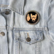 First Nations Button Wolf Native Art Metis Flag buttons