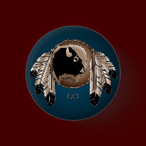 First Nations Buttons Metis Gifts & Wildlife Art buttons
