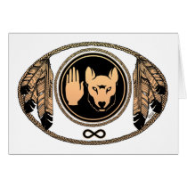 First Nations Cards Metis Wolf Native Art Cards by artist_kim_hunter First Nations Cards Metis Wolf Native Art Cards