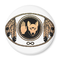 First Nations Magnets Metis Wolf Native Art Gift