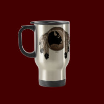 First Nations Travel Mug Wildlife Art Coffee Cup mugs