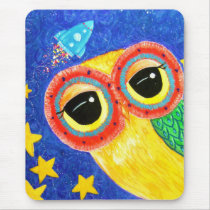 First Owl In Space mousepads by udonchow First Owl In Space mousepads
