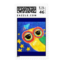 First Owl In Space Stamps
