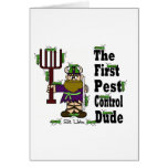 First Pest Control Dude St. Urho's Day Card
