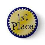 First Place Award Button, Customisable