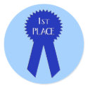 First Place Stickers - Customized by ohgeez First Place Stickers - Customized