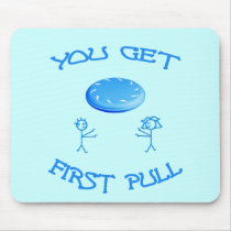 First Pull Frisbee Mouse Pad