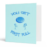First Pull Frisbee Vinyl Binder