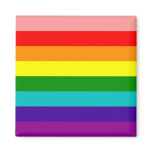 First Rainbow Gay Pride Flag Magnet