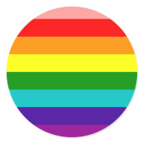 First Rainbow Gay Pride Flag Sticker