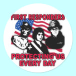 First Responders Tshirts, Bags, Travel Mugs stickers