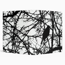 First Robin of Spring 3 Ring Binder